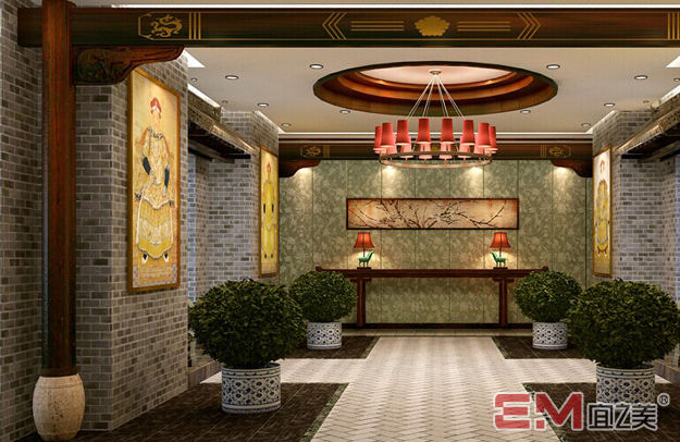 北京中式餃子館裝修設(shè)計(jì)